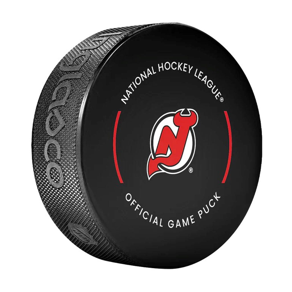 John Vanbiesbrouck Pre-Order New Jersey Devils Autographed Official Game Puck