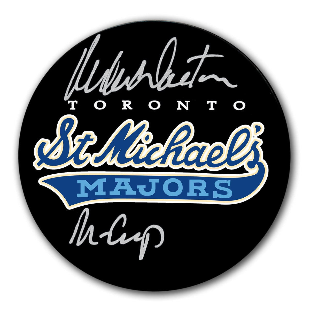 Authentic Mike Walton Toronto St. Michaels Majors Autographed Puck - SportAuthentix