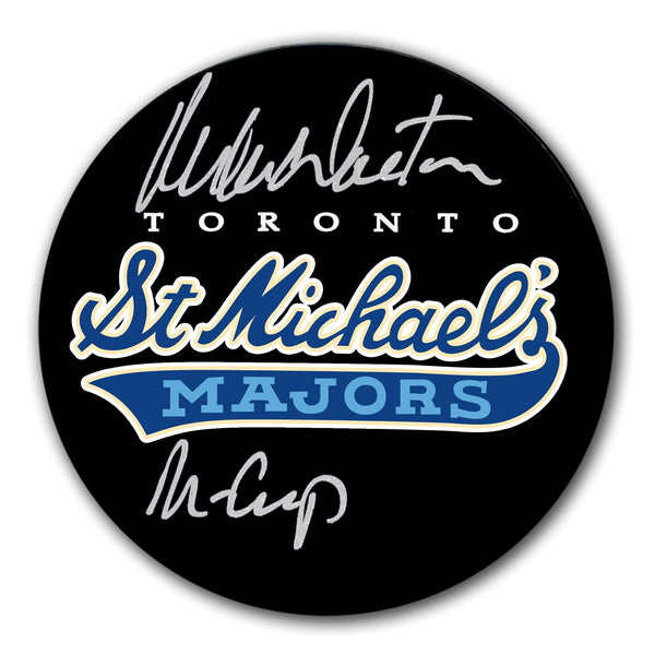 Authentic Mike Walton Toronto St. Michaels Majors Autographed Puck - SportAuthentix