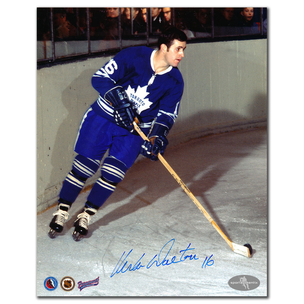 Mike Walton Maple Leafs de Toronto dédicacé 8x10
