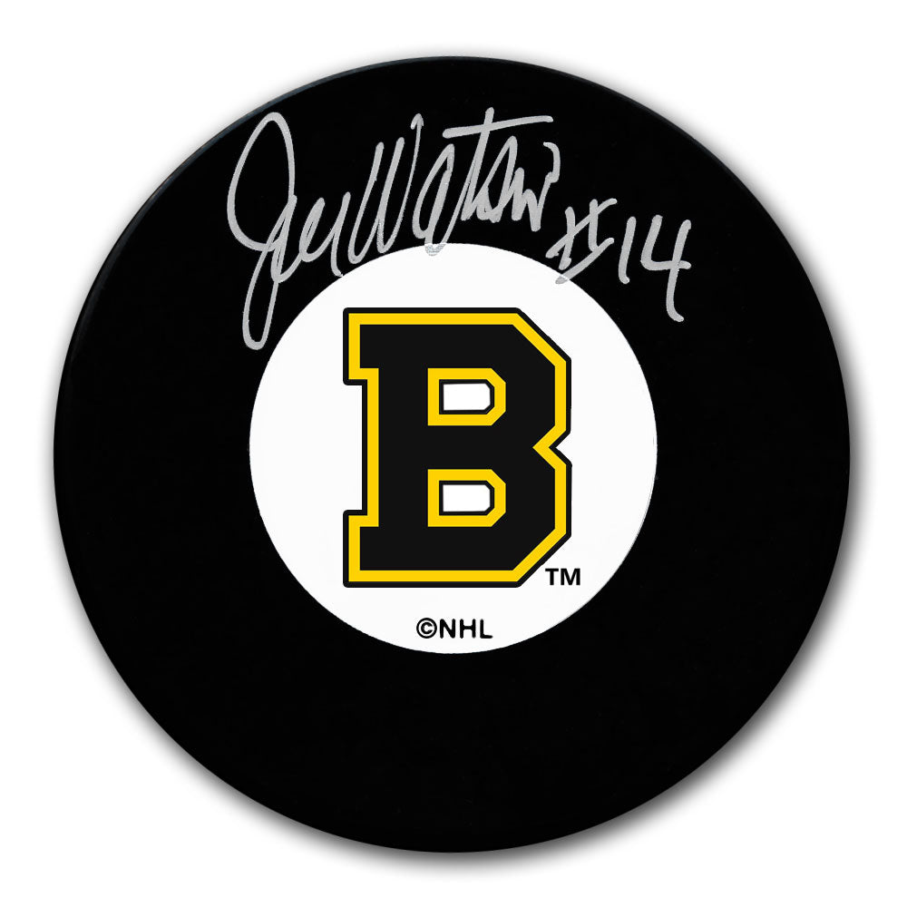 Joe Watson Boston Bruins Autographed Puck
