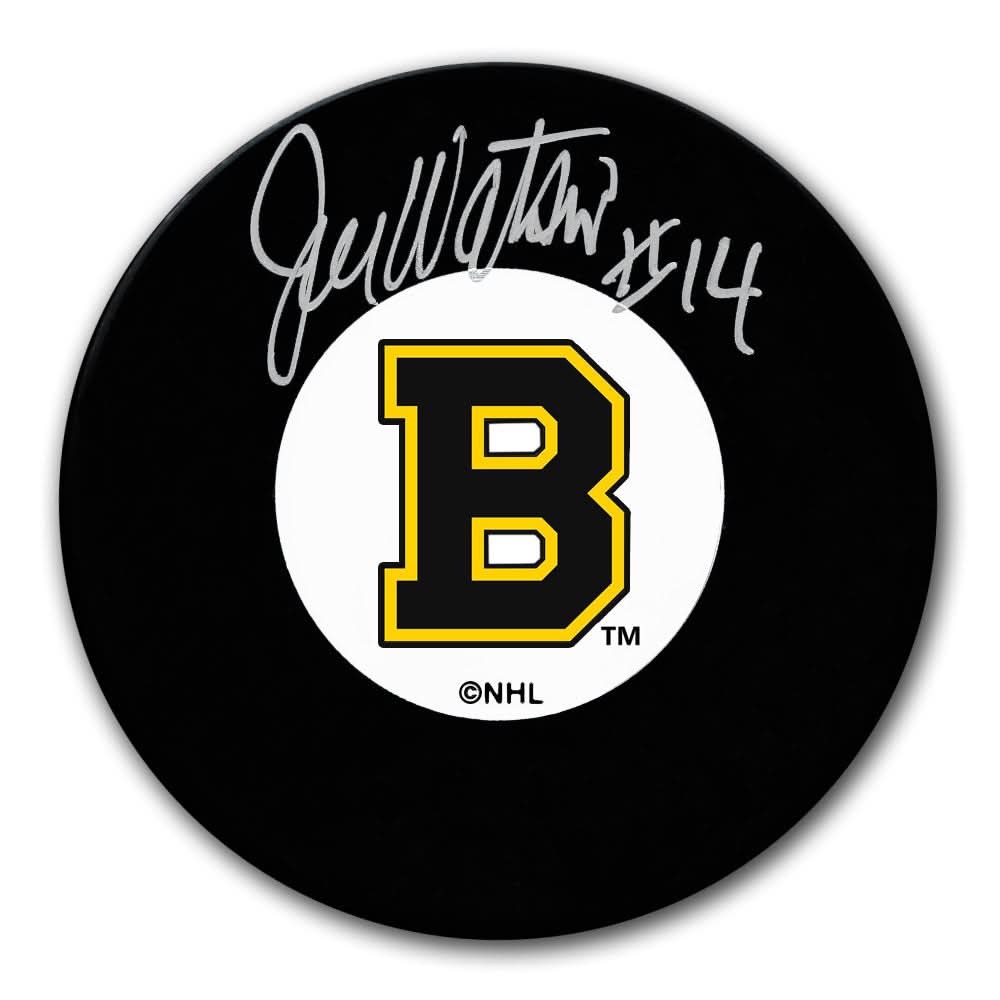 Authentic Joe Watson Boston Bruins Autographed Puck - SportAuthentix