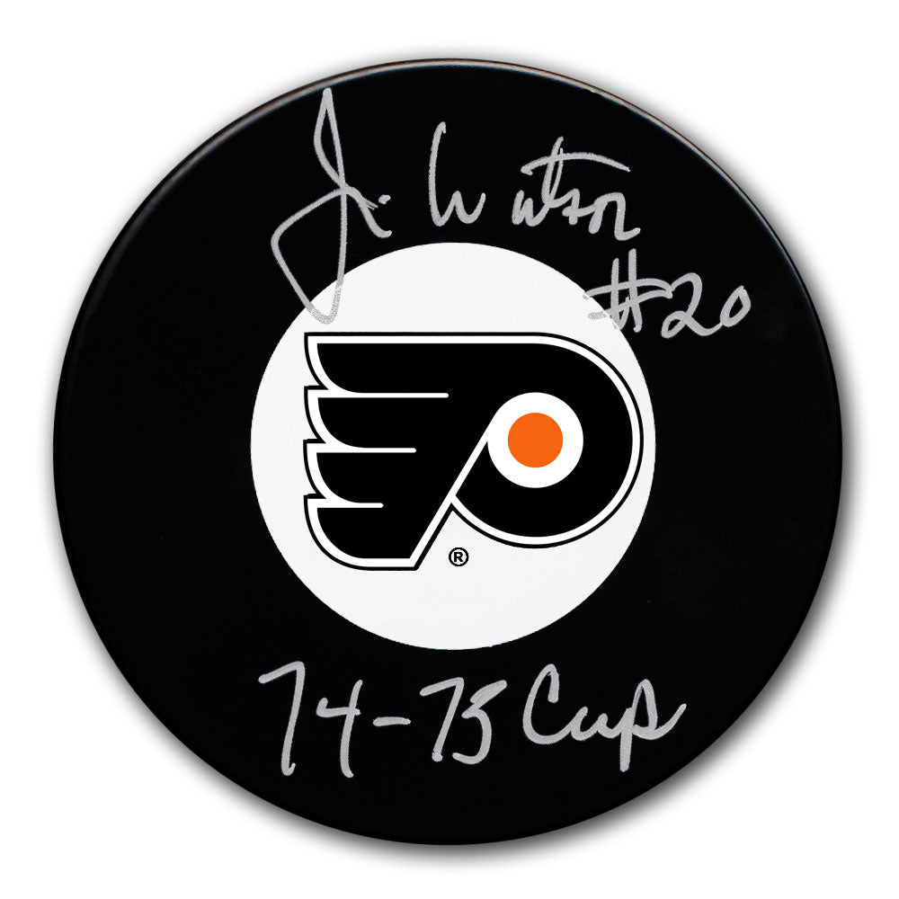 Jim Watson Philadelphia Flyers SC Years Autographed Puck