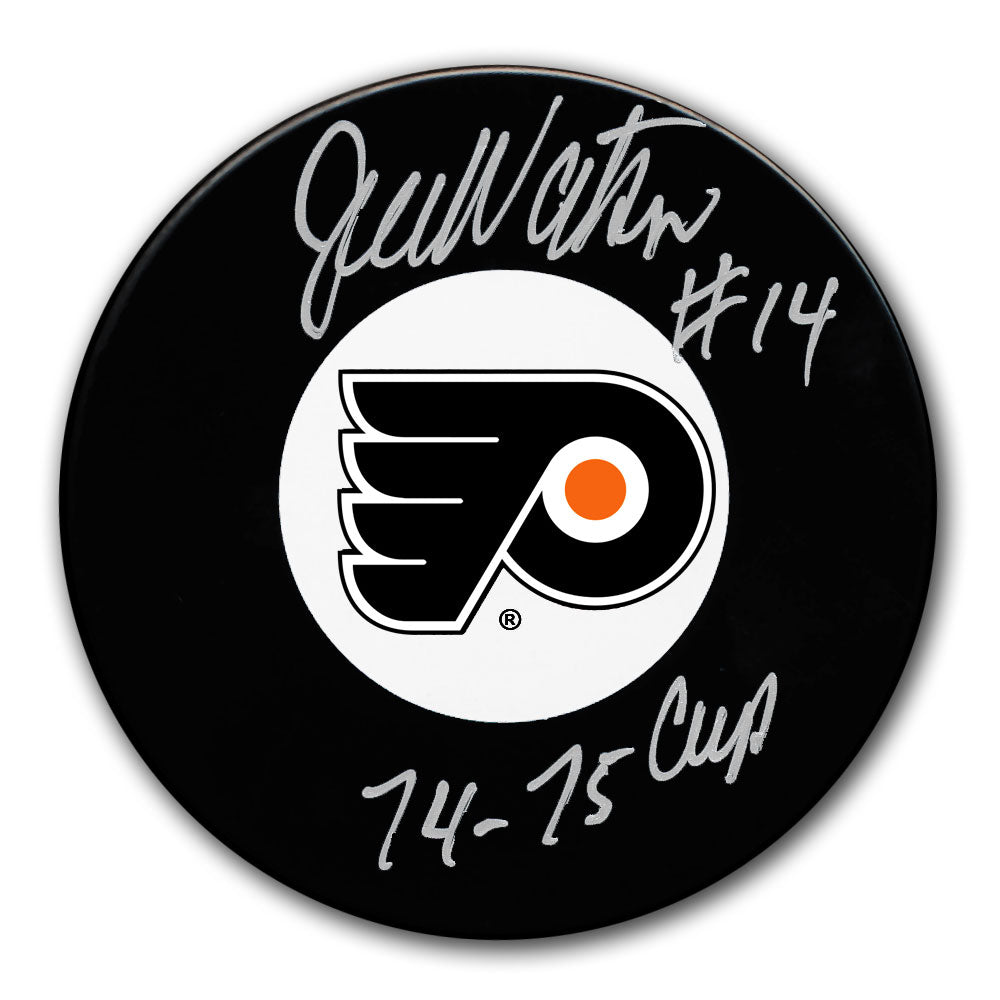 Joe Watson Philadelphia Flyers SC Years Autographed Puck