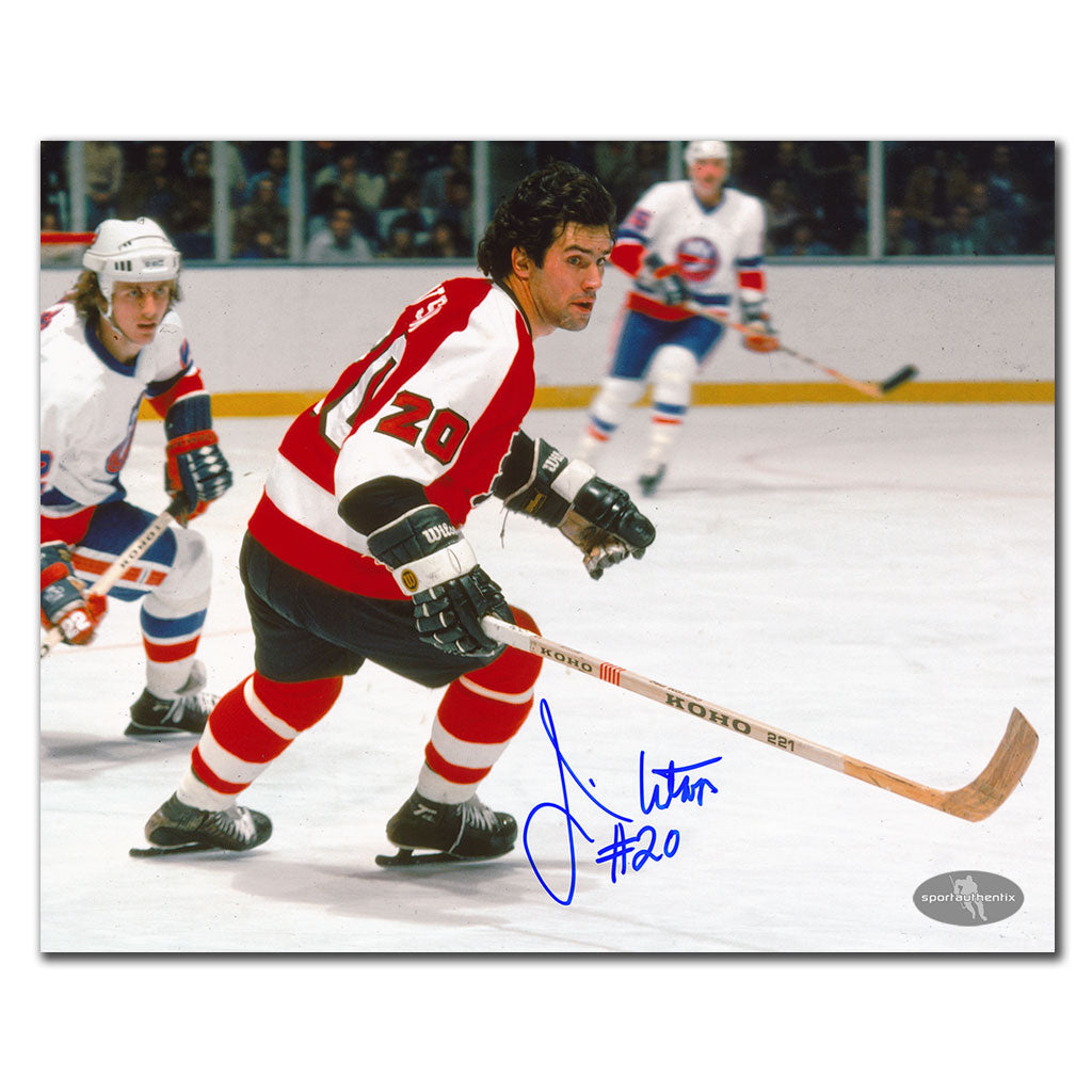 Jim Watson Philadelphia Flyers ACTION Autographed 8x10 - Sport Authentix Inc