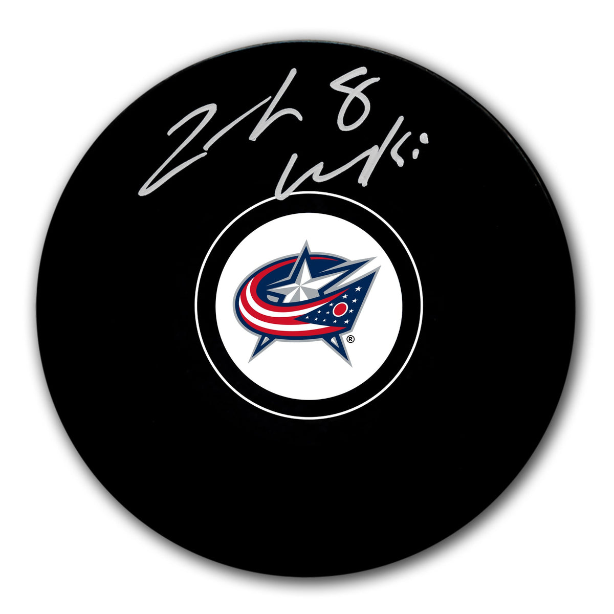 Zach Werenski Columbus Blue Jackets Autographed Puck - Sport Authentix Inc