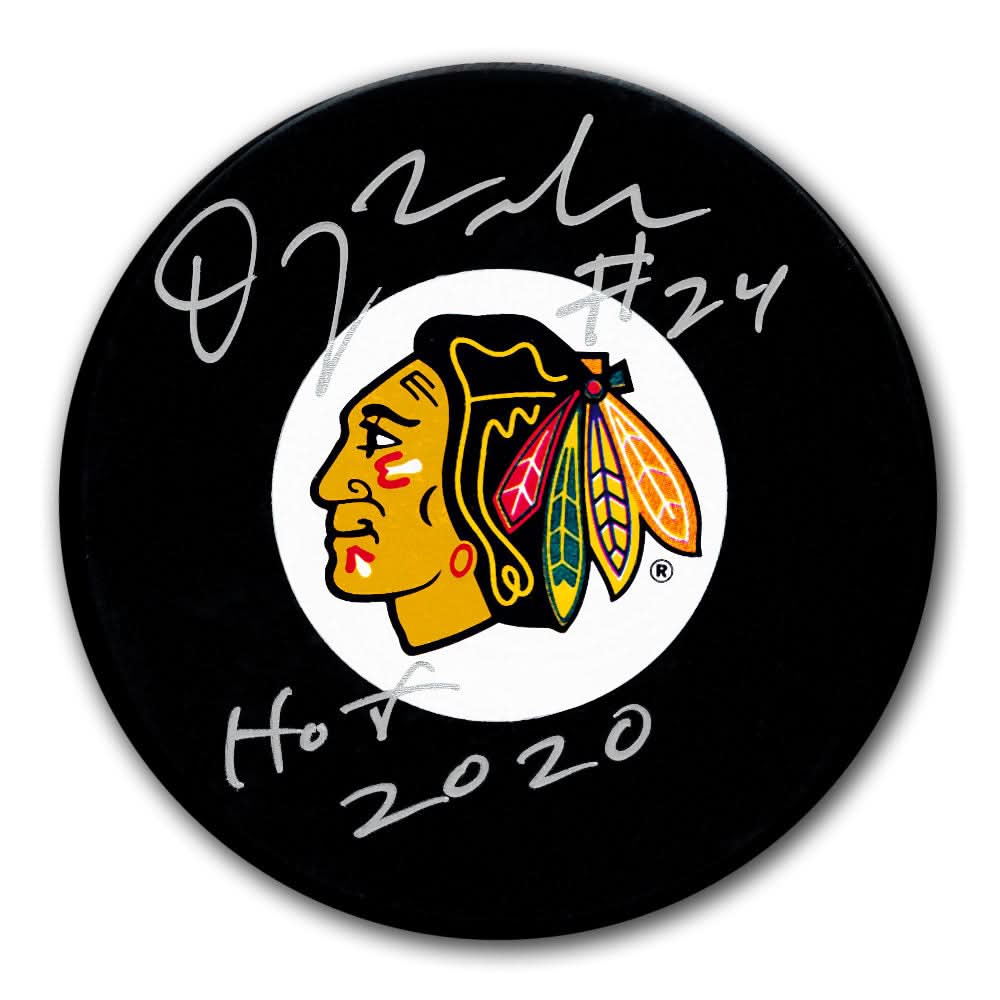 Authentic Doug Wilson Chicago Blackhawks HOF Autographed Puck - SportAuthentix