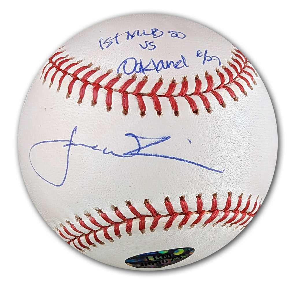 Jerome Williams a dédicacé la MLB officielle de la Ligue majeure de baseball