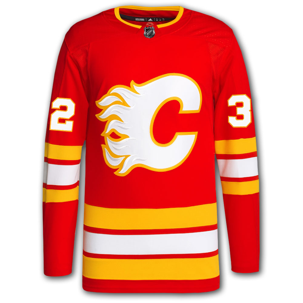 Dustin Wolf Calgary Flames Adidas Pro Autographed Jersey