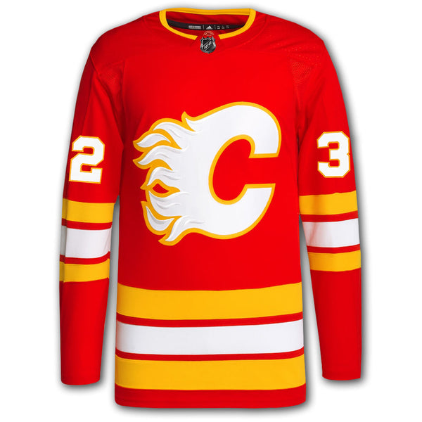 Dustin Wolf Calgary Flames Adidas Pro Autographed Jersey