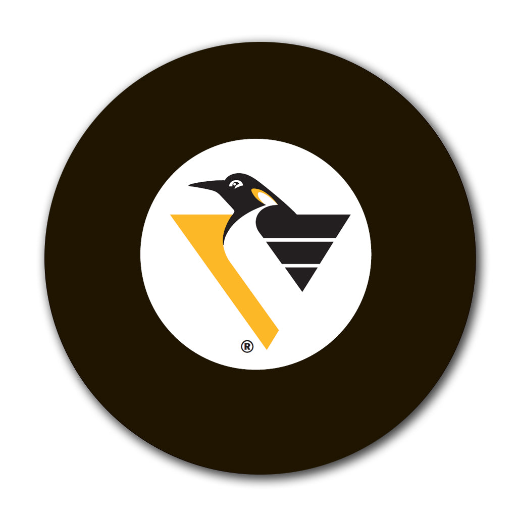 Ken Wregget Autographed Pittsburgh Penguins Retro Hockey Puck · Pre-Order