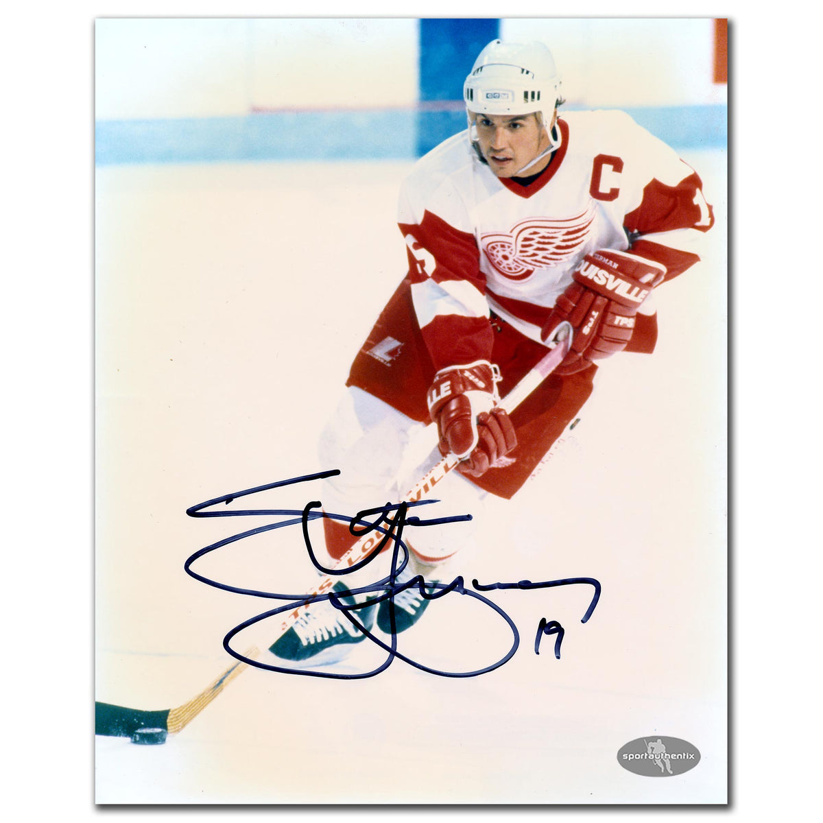 Steve Yzerman Detroit Red Wings Autographed 8x10 - Sport Authentix Inc