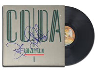 Robert Plant John Paul Jones signé Led Zeppelin CODA album vinyle autographié LP