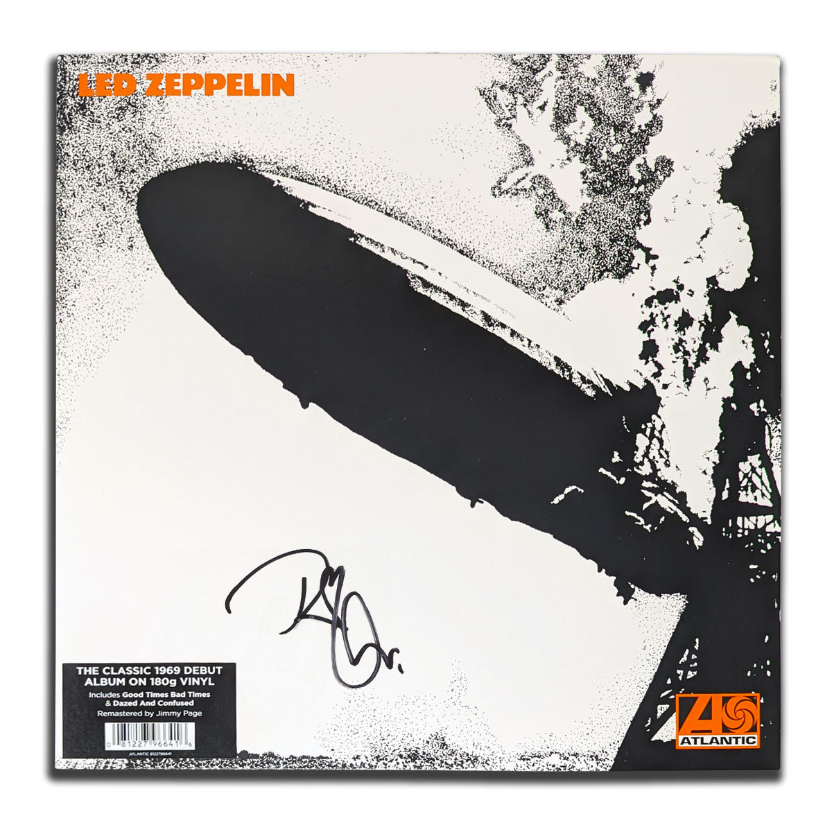 Album vinyle autographié Led Zeppelin LED ZEPPELIN I signé par Robert Plant LP JSA COA