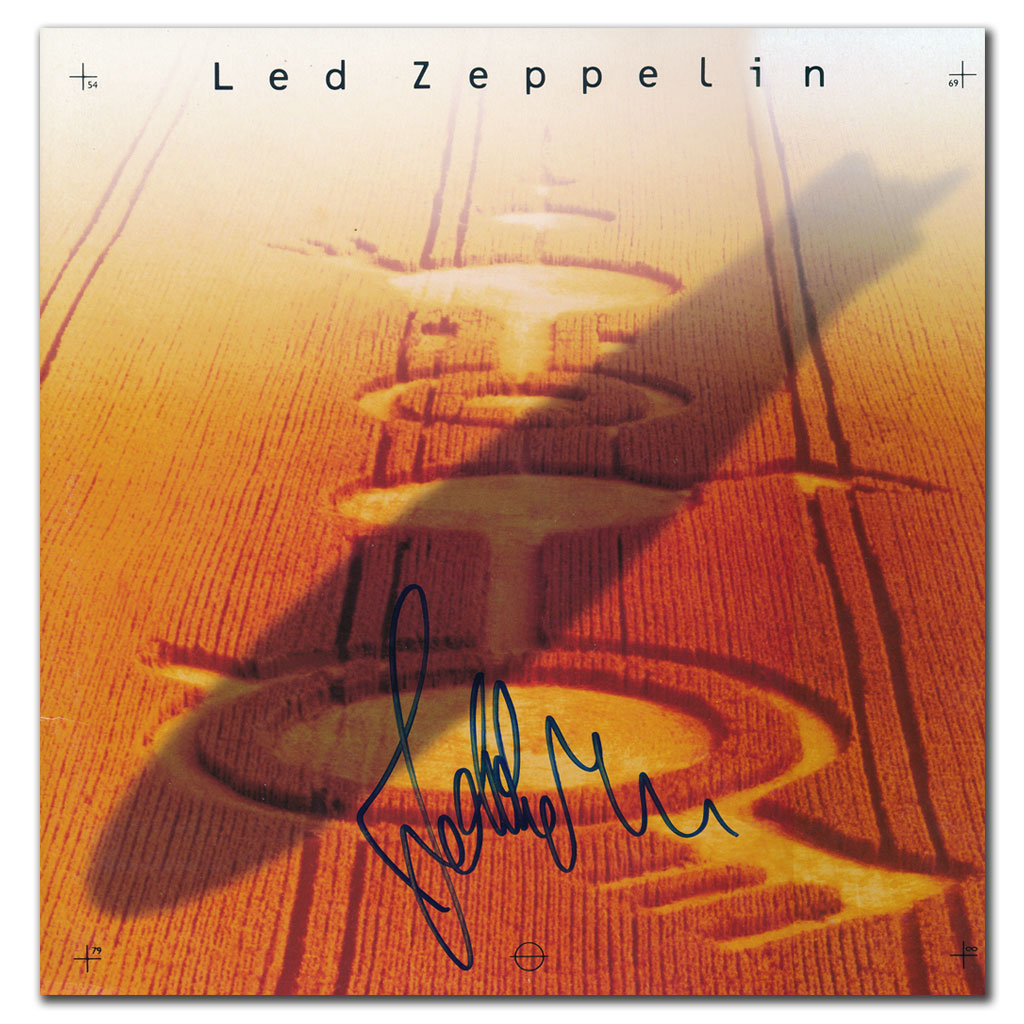 John Paul Jones LED ZEPPELIN Boxed Set Signed 11x11 Insert - Sport Authentix Inc