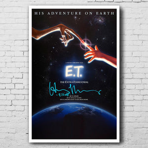 Henry Thomas ET THE EXTRA-TERRESTRIAL Elliott Signed 14x20 Movie Poster