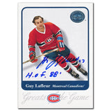 2001-02 Fleer Greats of the Game Guy Lafleur Autographed Card #8