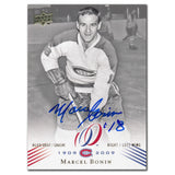 2008-09 Upper Deck Montreal Canadiens Centennial Marcel Bonin Autographed Card #72