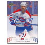 2008-09 Upper Deck Montreal Canadiens Centennial Gaston Gingras Autographed Card #100
