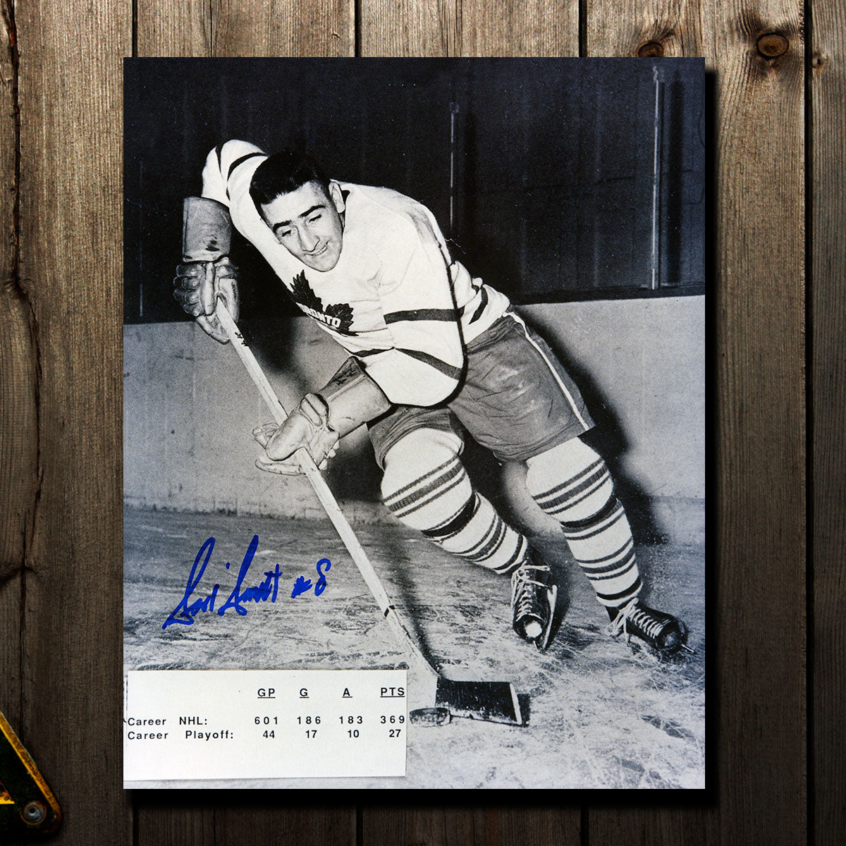 Photo autographiée des Maple Leafs de Toronto de Sid Smith 8 x 10